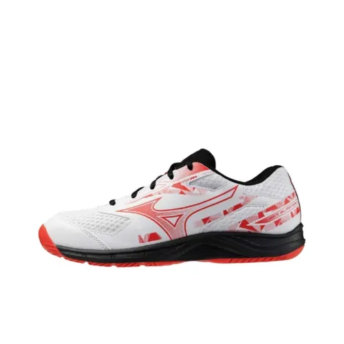 Mizuno Sky Blaster Low Top Badminton Shoes Women's Red White