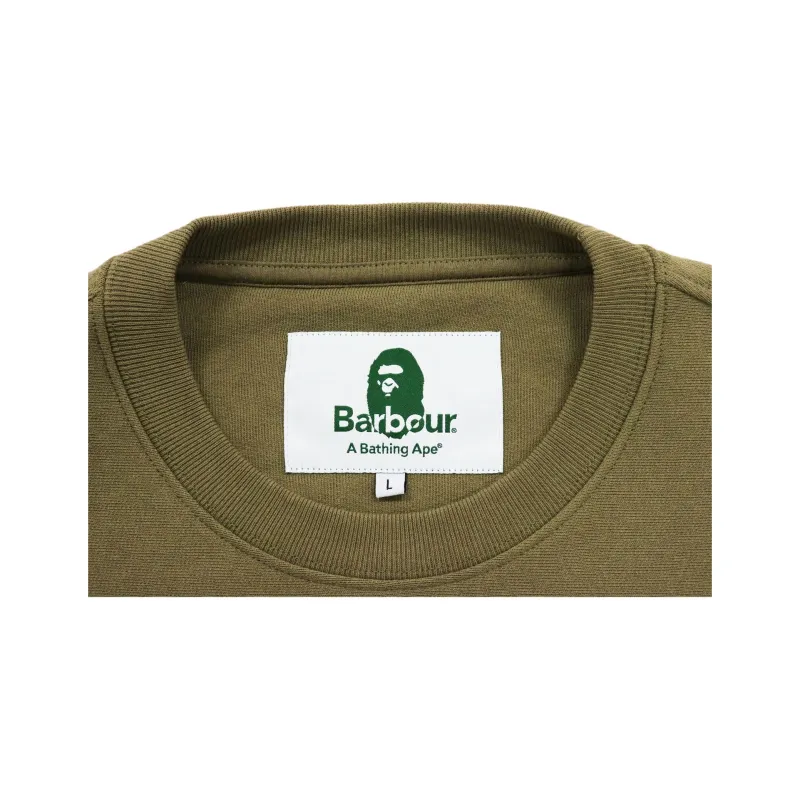 Bape X Barbour Crewneck-2