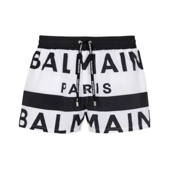 BALMAIN Swimming Shorts Men White