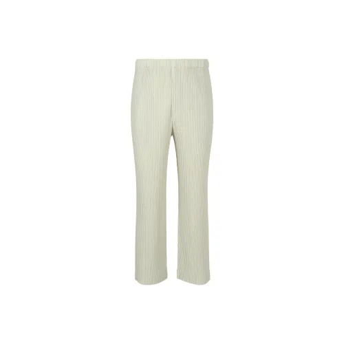 Homme Plissé Issey Miyake Casual Pants Men's Frost Gray