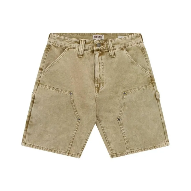 GUESS Denim Shorts Men's Yellow-0