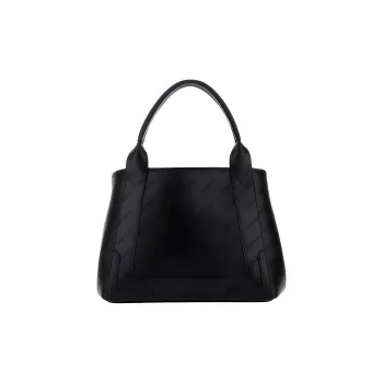 Balenciaga Allover Logo Embossed Tote Bag