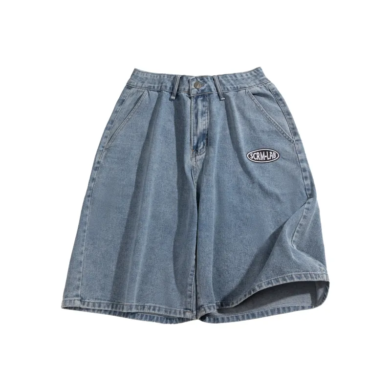 SCRM Denim Shorts Unisex-5