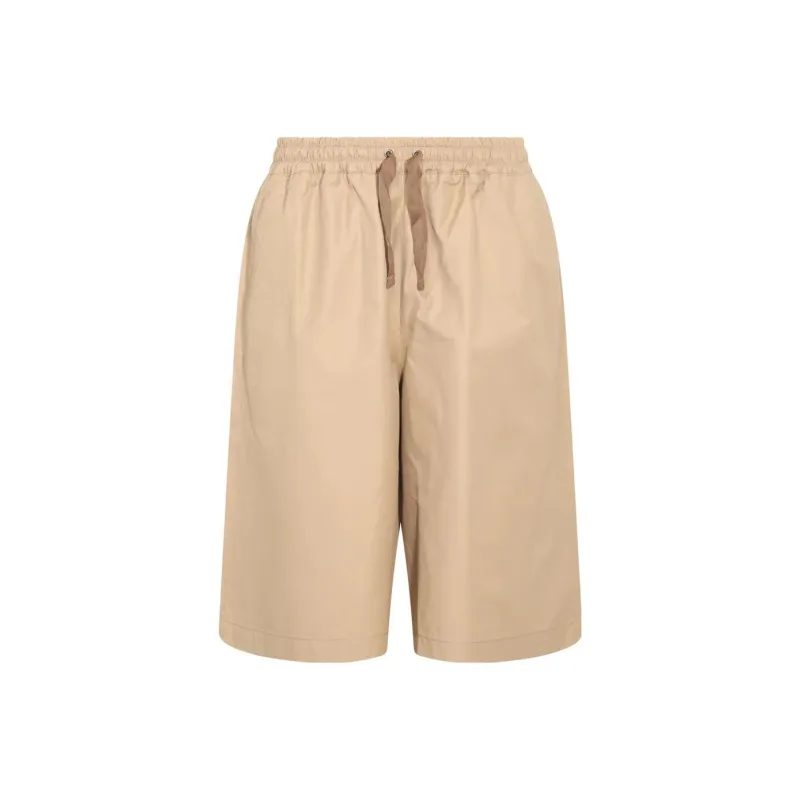 Maison Kitsune Drawstring Knee Length Shorts-0