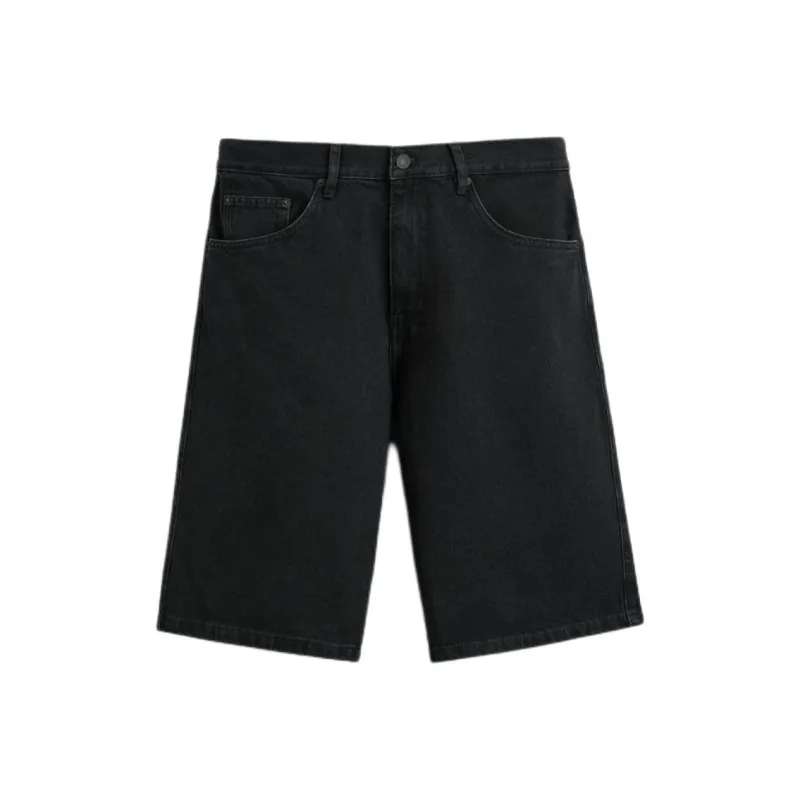 ZARA Denim Shorts Men Black-0