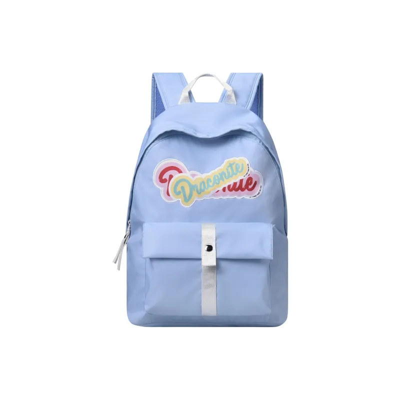 DRACONITE PU Student Backpack Regular Unisex Black-19