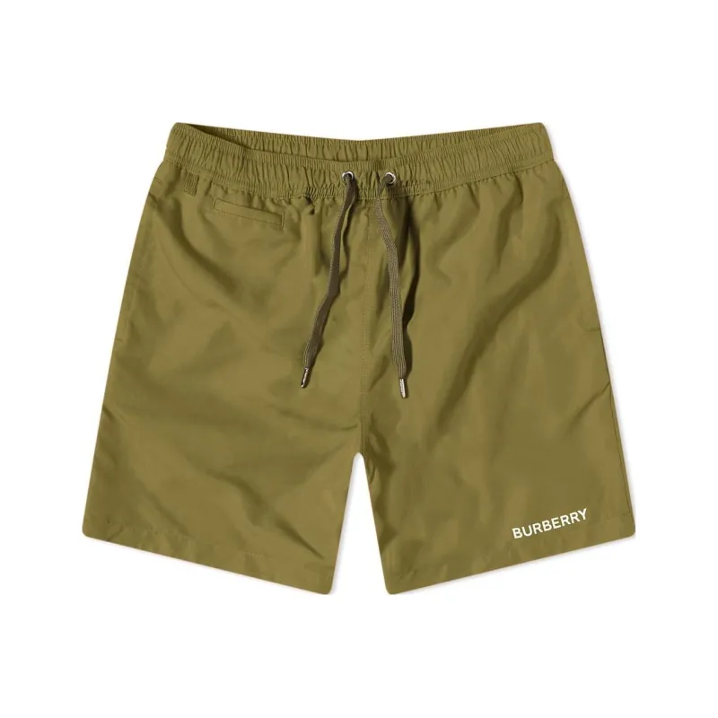 Burberry Casual Shorts Men Green-0