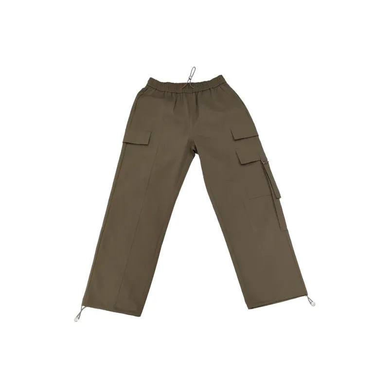 H2P Casual Pants Unisex Mauve Brown-1