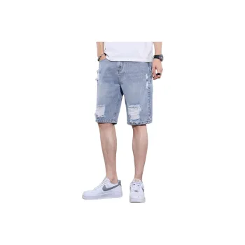 【dme】 Denim Shorts Men's Light Blue