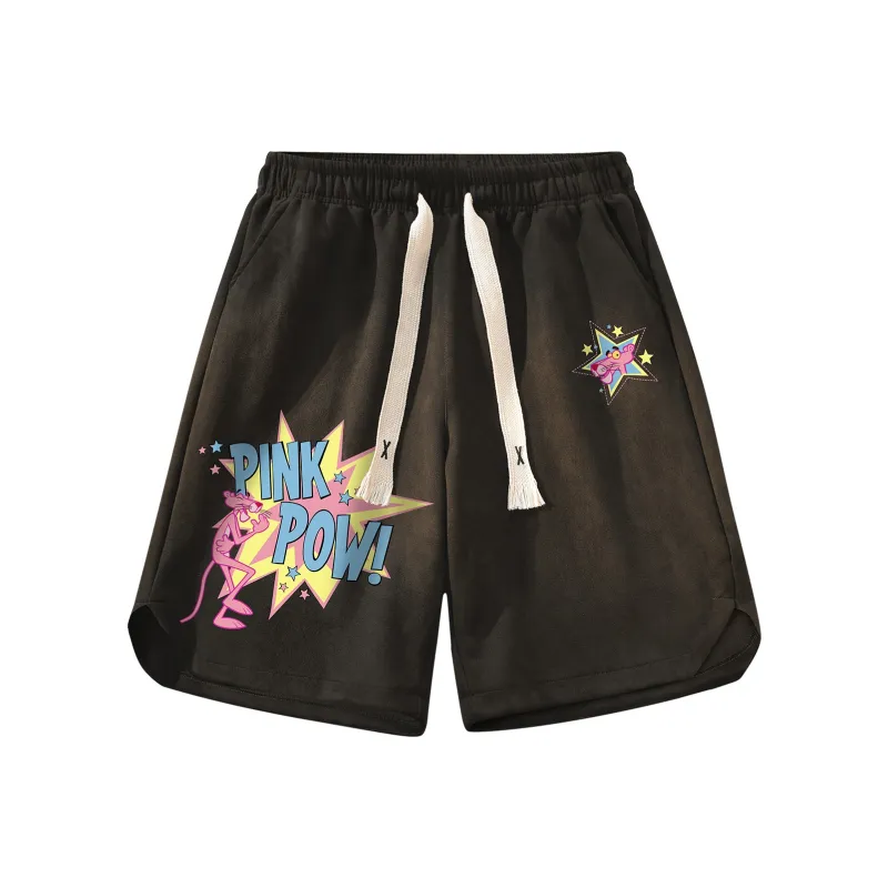 PINK PANTHER Casual Shorts Unisex-4