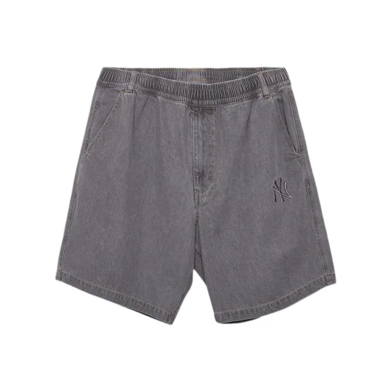 New Era x MLB Denim Shorts Unisex Gray-0