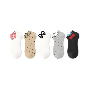 Primeet Ankle Socks Women's 5 Pack
