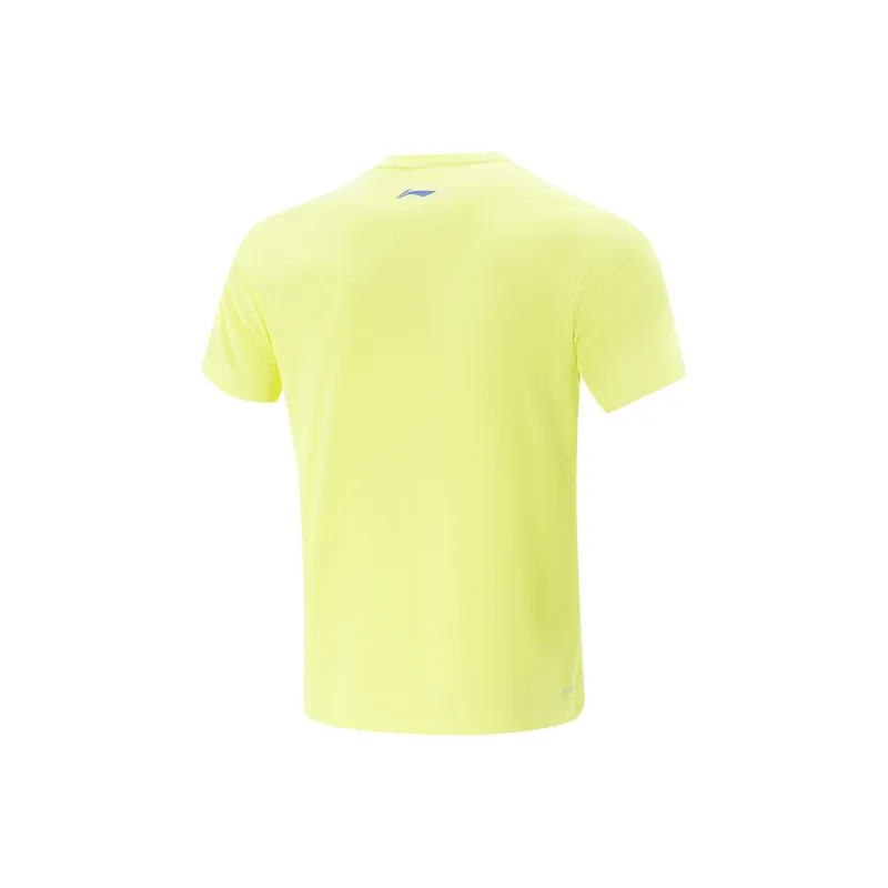 LiNing Table Tennis Series T Shirt Unisex Light Lemon Yellow-1