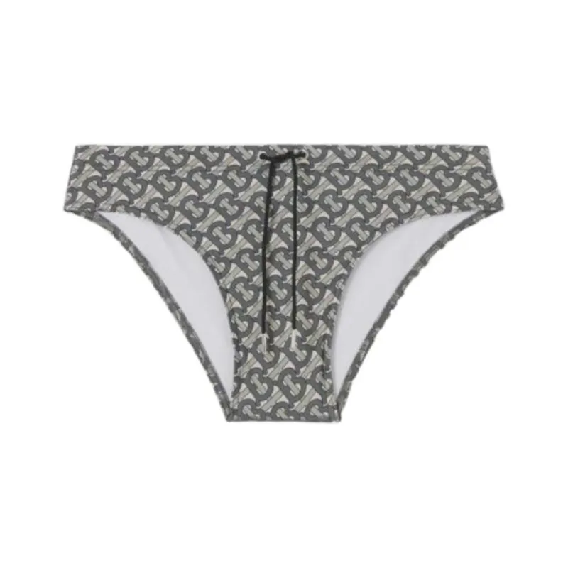 Burberry Swimming Shorts Men Gray-0