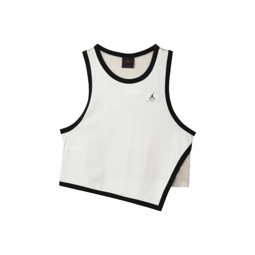 JORDAN Tank Tops Women's White