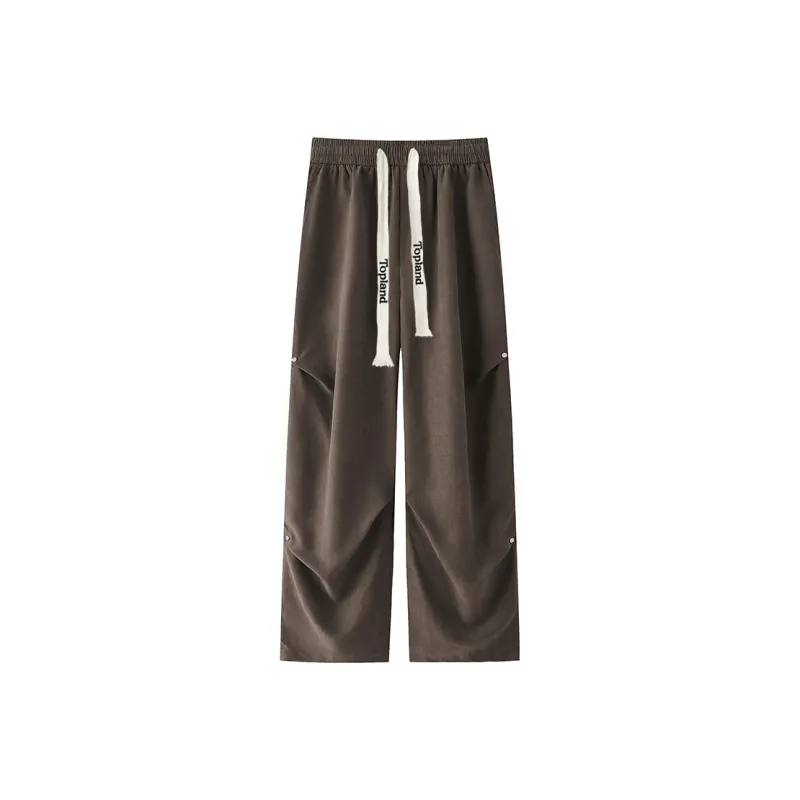 Topland Casual Pants Unisex Tea Brown-6