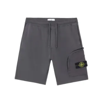 STONE ISLAND Logo Patch Drawstring Shorts