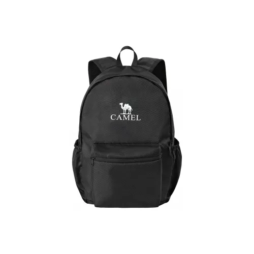 CAMEL Fabric Backpack Unisex Night Black