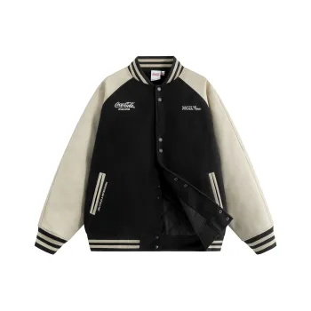 Coca Cola Puffer Jacket Unisex Black