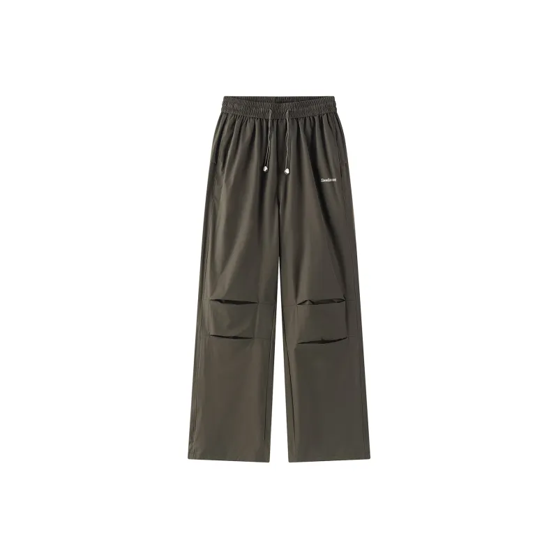 LOOX! Casual Pants Unisex White Gray-7