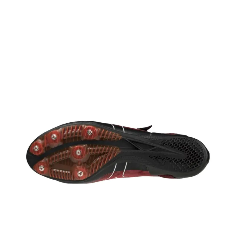 Mizuno Slip Resistant And Abrasion Resistant Functionality Red Track And Field Shoes Unisex Low Top-5