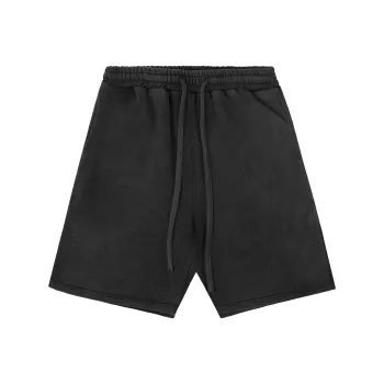 MT99 Casual Shorts Men Washed Black