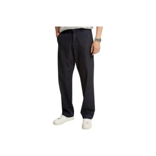 MICHAEL KORS Stretch Cotton Wide-Leg Chino Pants Casual Pants Men's Indigo