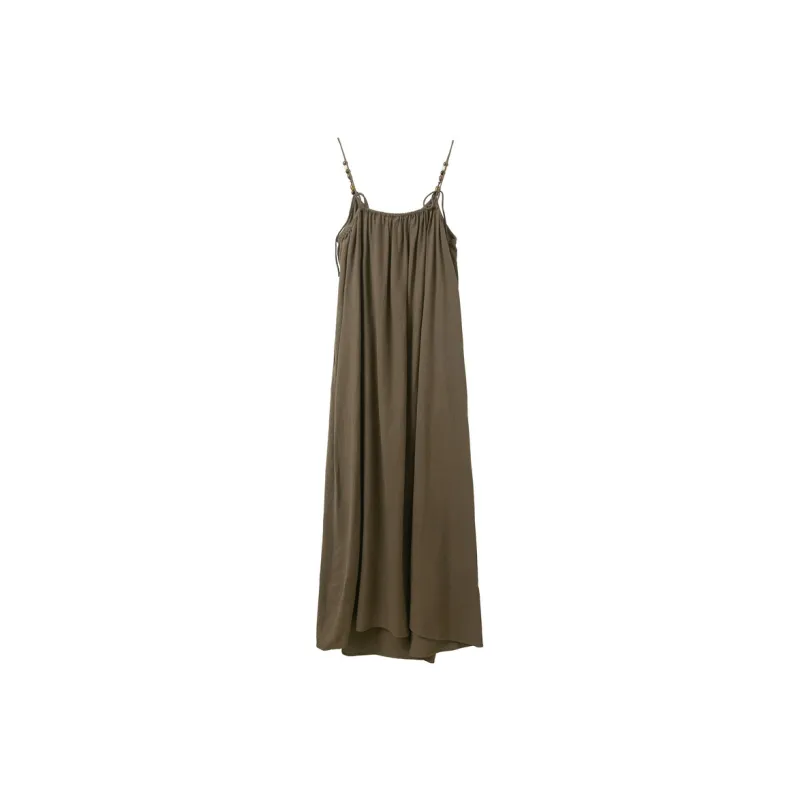3COLOUR Slip Dress Women's Hazelnut Brown-1