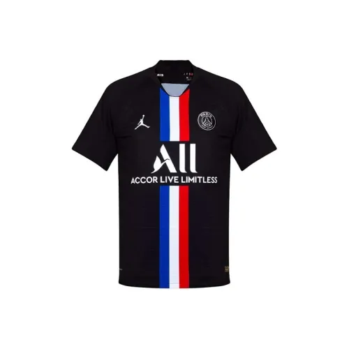 JORDAN Paris Saint Germain Soccer Jerseys Men Black