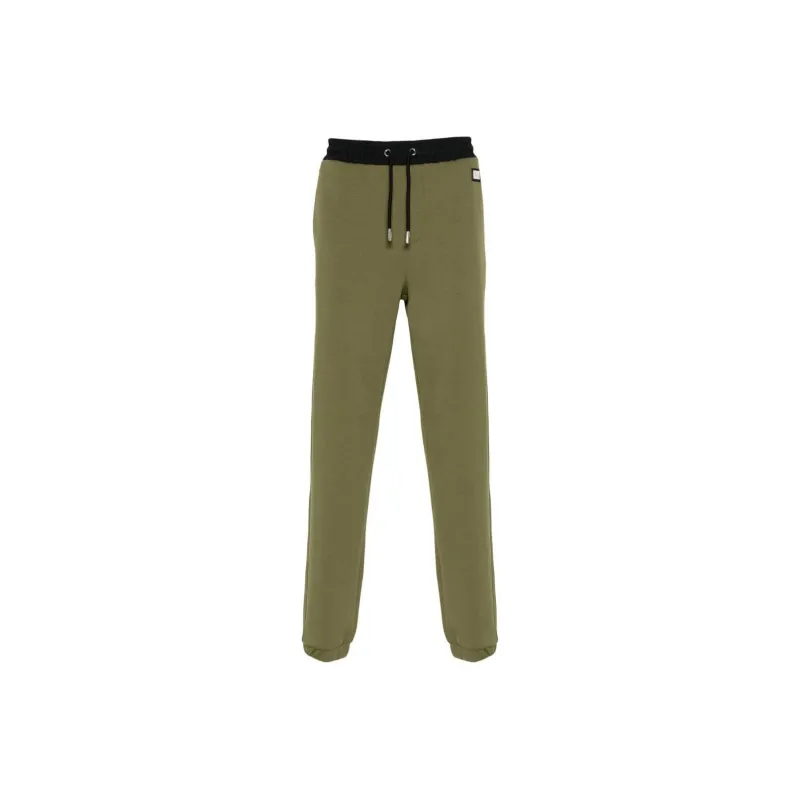 KARL LAGERFELD Casual Pants Men's Olive Green-0