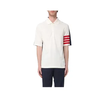 THOM BROWNE Colourblock Polo Shirt