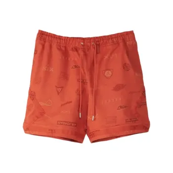 JORDAN Flight Heritage Casual Shorts Men Orange Red