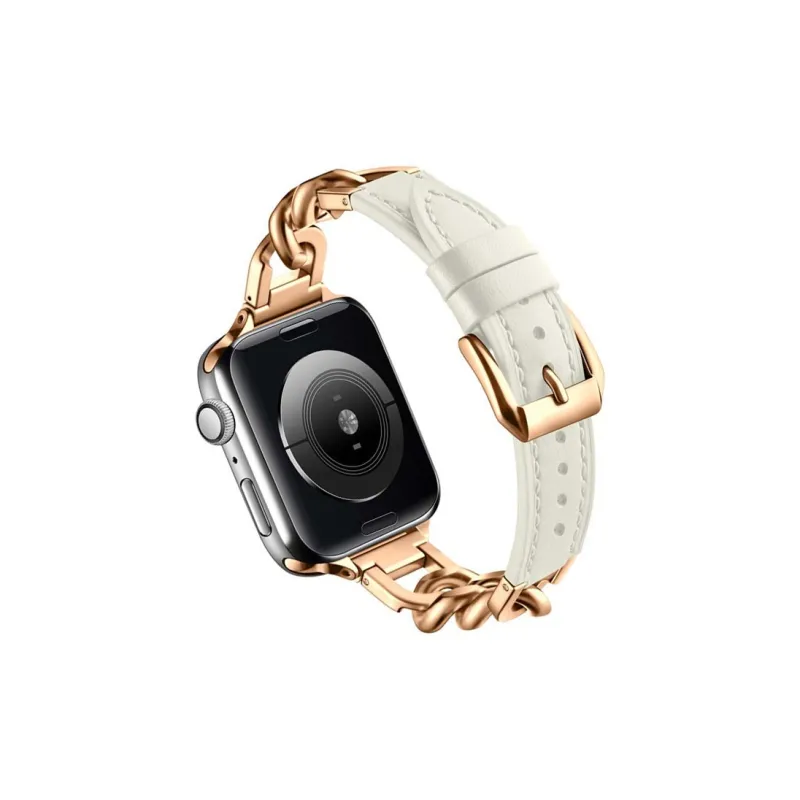 ZHENGGUANG Watch Band Apple Compatibility Genuine Leather Material-32