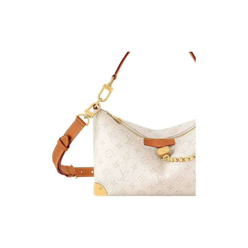 LOUIS VUITTON Monogram Heritage Coated Canvas Shoulder Bag, Crossbody Bag, Handbag Men's Ecru-4