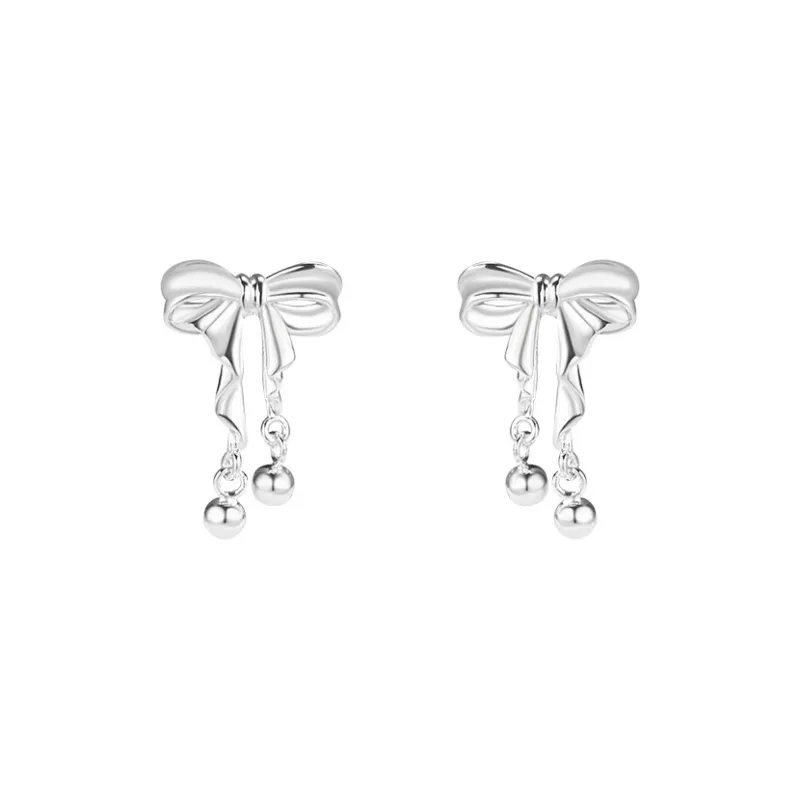 QUIET LOVE Sterling Silver Stud Earrings Women's-0