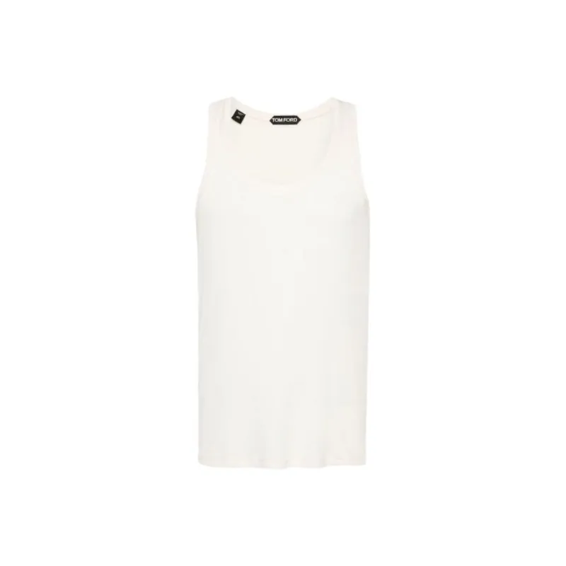 TOM FORD Tank Tops Men White-0