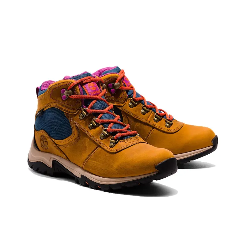 Timberland Maddsen Slip Resistant Waterproof Mid Top Hiking Shoes Women's Brown-3