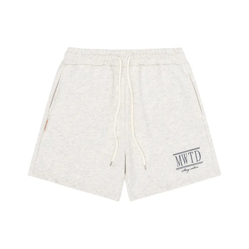 MostwantedLab Casual Shorts Unisex Light Heather Gray-0