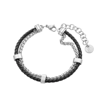 ENFANTIN Leather Titanium Bracelets Unisex