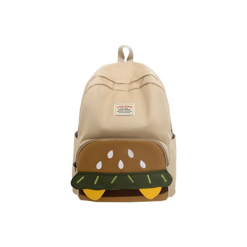 H YXIANG Nylon Backpack Large Size Unisex Multicolor-2