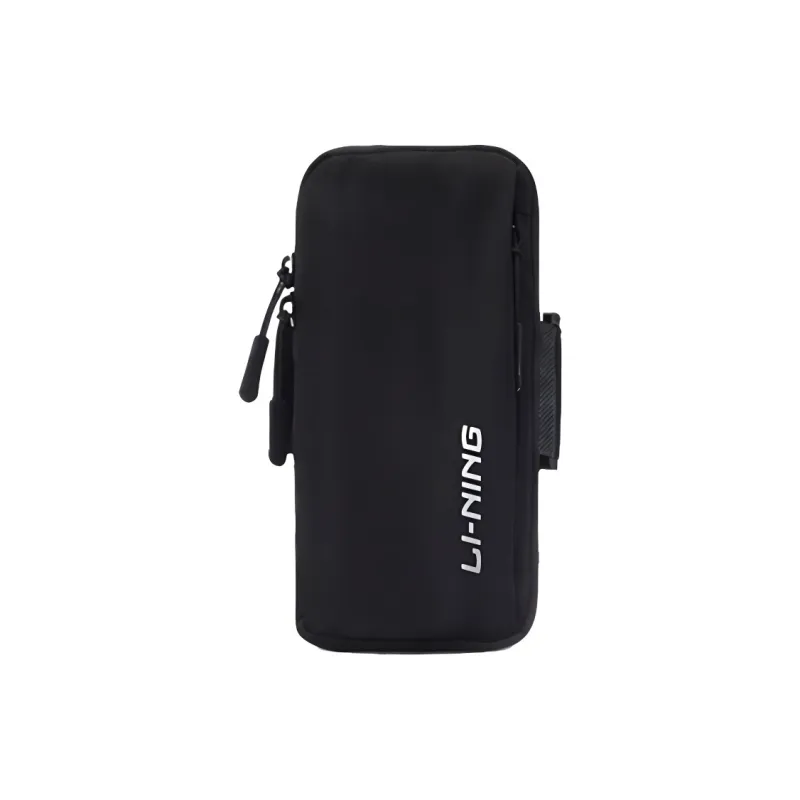 LiNing Fabric Cycling Bag Running Cell Phone Pouch Regular Unisex Black-0