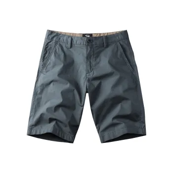 Seasonal Words Casual Shorts Men's Dark Gray