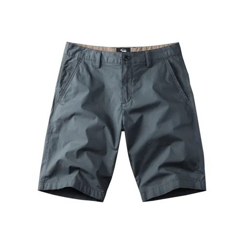 Seasonal Words Casual Shorts Men's Dark Gray