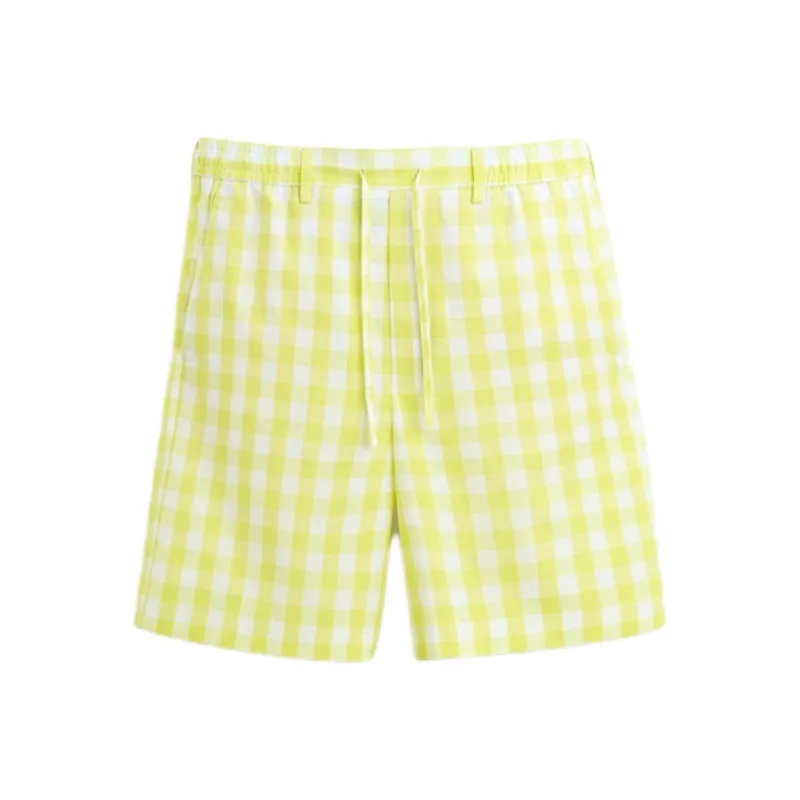 ZARA Casual Shorts Men's Yellow-0