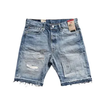 Levis Denim Shorts Men Blue
