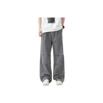 JASONWOOD Casual Pants Unisex Black White