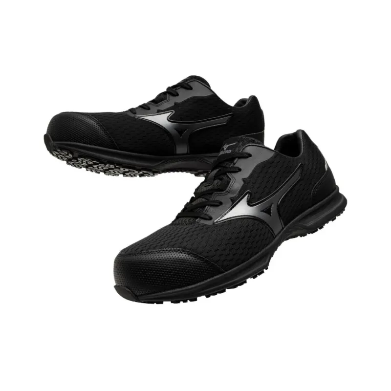 Mizuno Almighty FSII 11L Anti Slip Wear Resistant Low Top Running Shoes Unisex Black-4