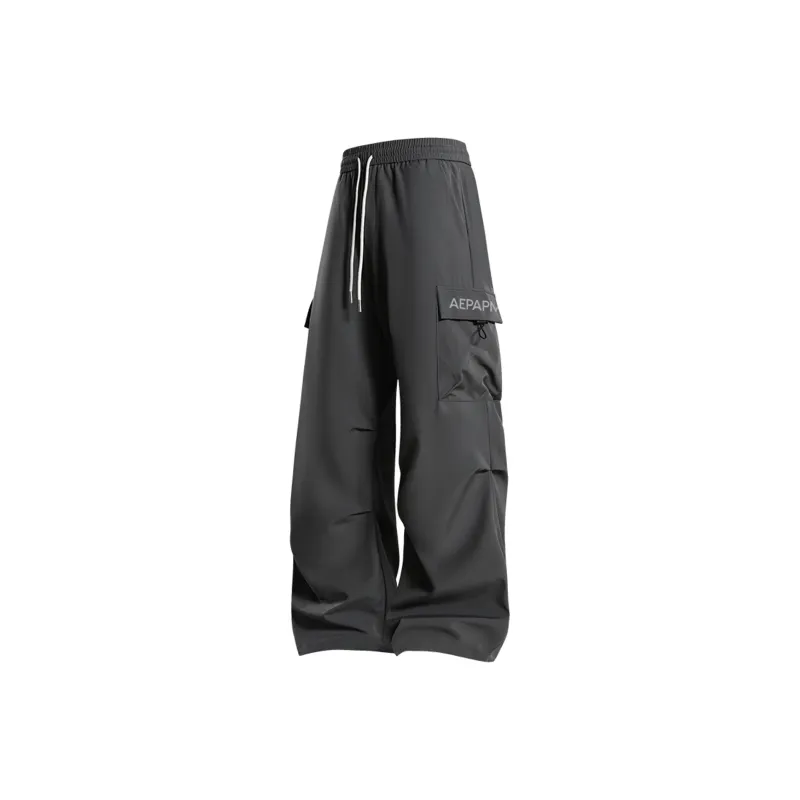 SWAMP AREA Casual Pants Unisex Black-5