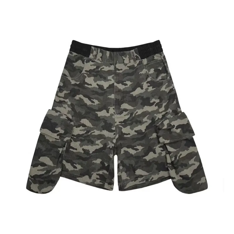 ARNODEFRANCE Cargo Shorts Unisex Camouflage-0