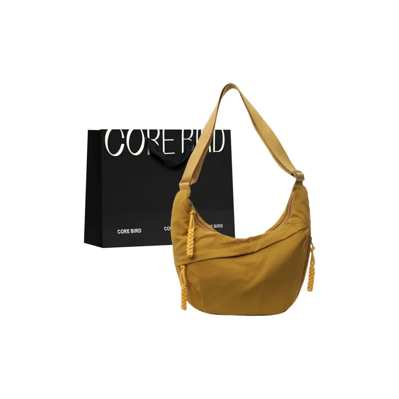 CORE BIRD Canvas Crossbody Bag Shoulder Bag Women's Black/Ecru-20